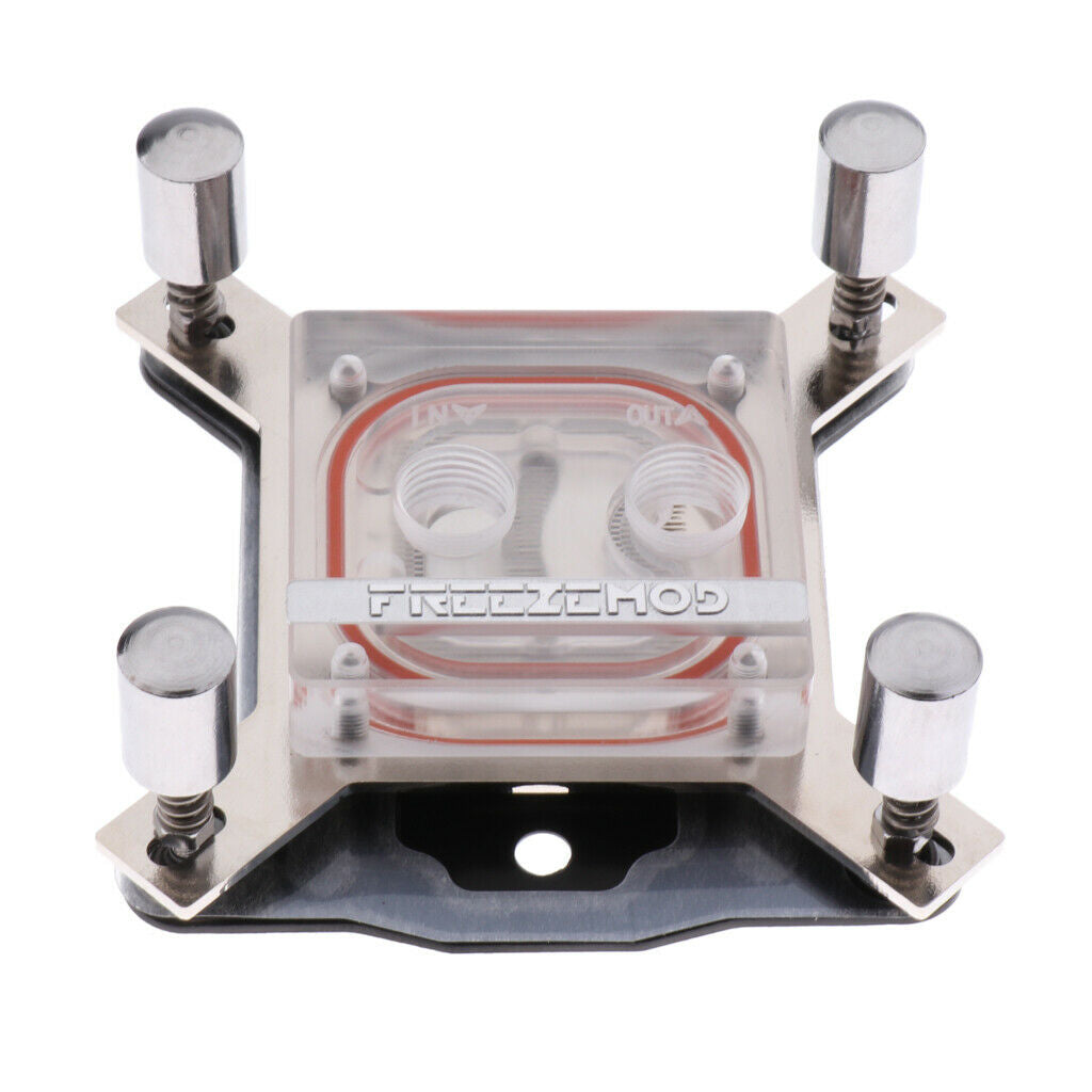 Acrylic Copper Baseboard Water Cooling CPU Block for Intel 1150 1151 1155