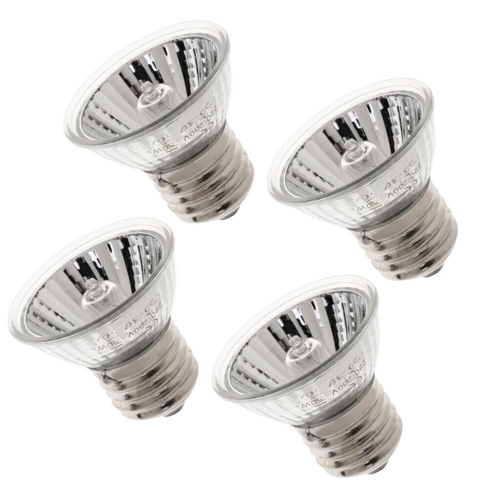 4x UVA+UVB Pet Intense Basking Spot Bulb Reptile Lighting Heat Lamp 50W