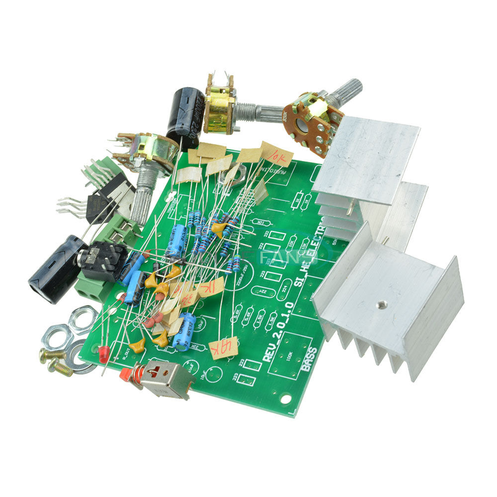 2 Channel 2.0 15W Audio TDA2030A Hifi Module Stereo Amplifier AMP Board DIY Kit