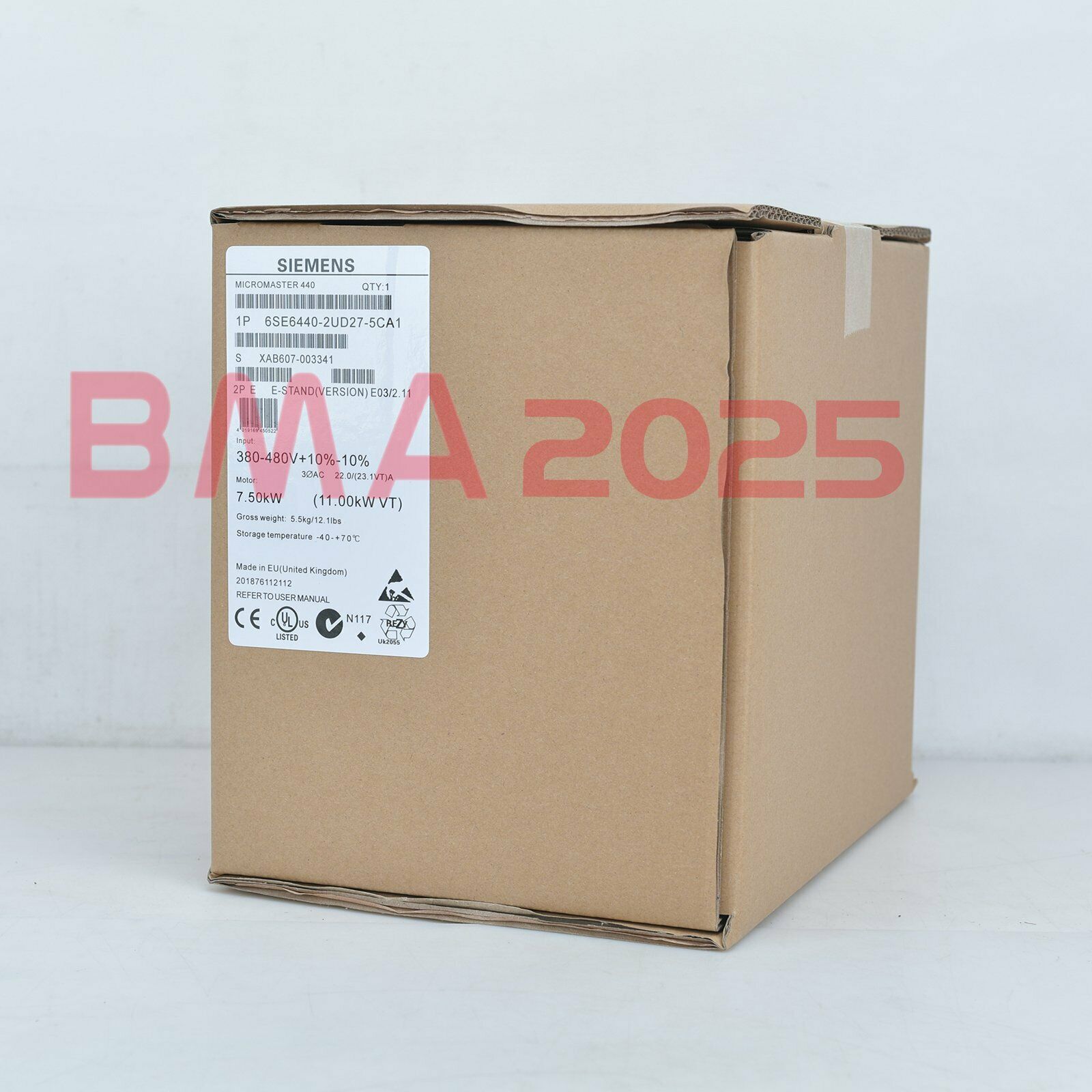 1PC New 6SE6440-2UD27-5CA1 6SE6 440-2UD27-5CA1 1year warranty DHL free Ship SM9T