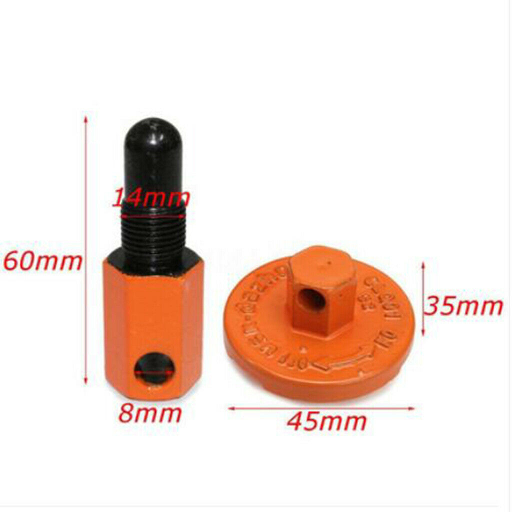 Universal Piston Stop Chainsaw Tool for 2 cycle Clutch Flywheel Removal Tool