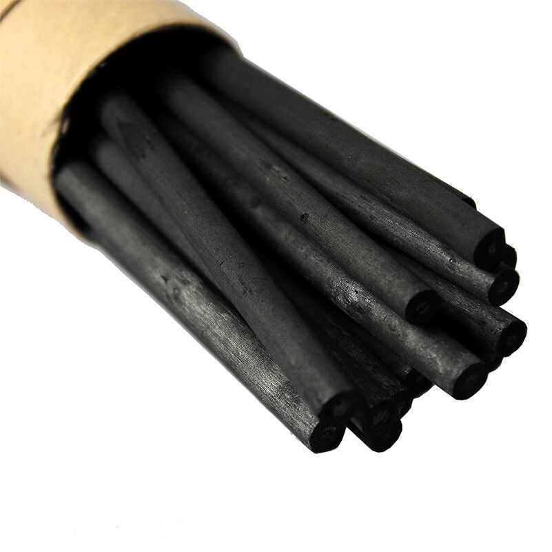 20X Set Pencils Bar Simple Black Color Willow Charcoal Sketch Drawing Art.l8