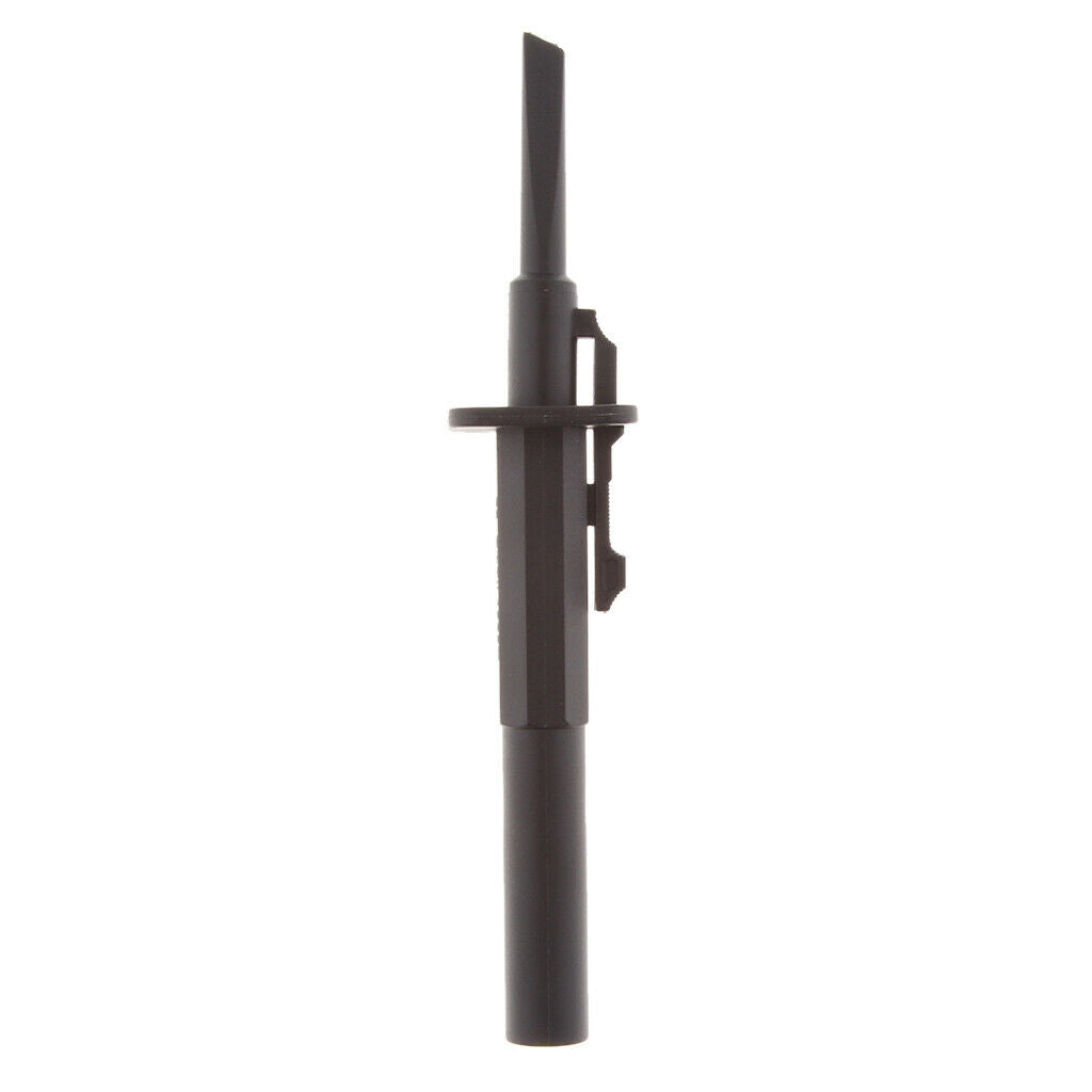 Fully Insulated Test Hook Testing Probe Clip for Oscilloscope/Multimeter, Black