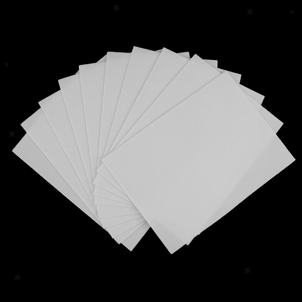 Pack of 10 Plain Blank Tattoo Practice Skin Sheet Learning Tattoo Machine Supply