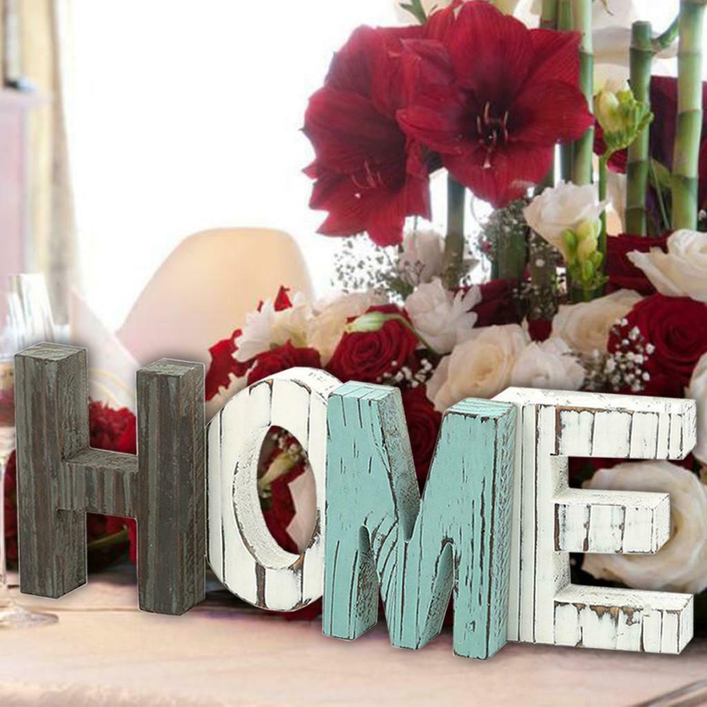Home '' Wood Schiftzug Stand Deco Letter