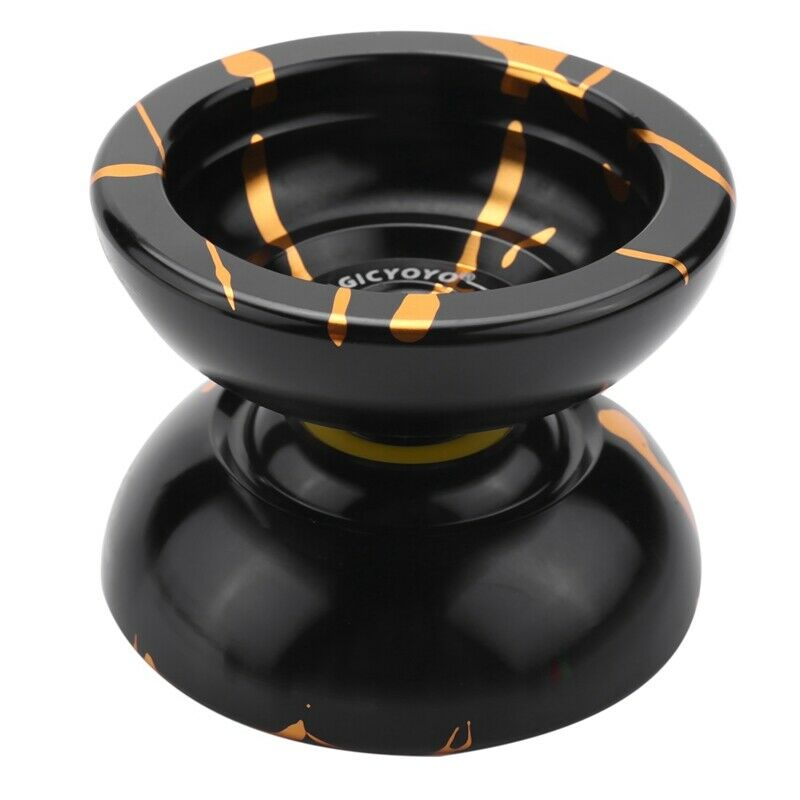 yoyo N11 Alloy Aluminum Professional Yoyo Unresponsive Yoyo Ball (Black GoldenY7
