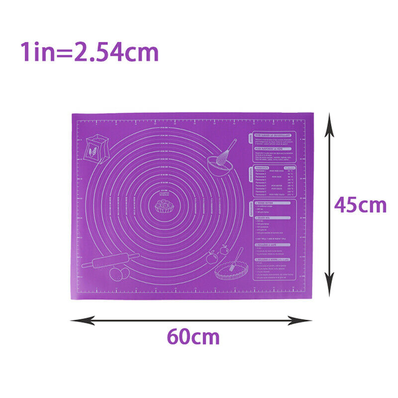 Silicone Baking Mat Pizza Dough Maker Pastry With Measurements Cooking ToolsFCA