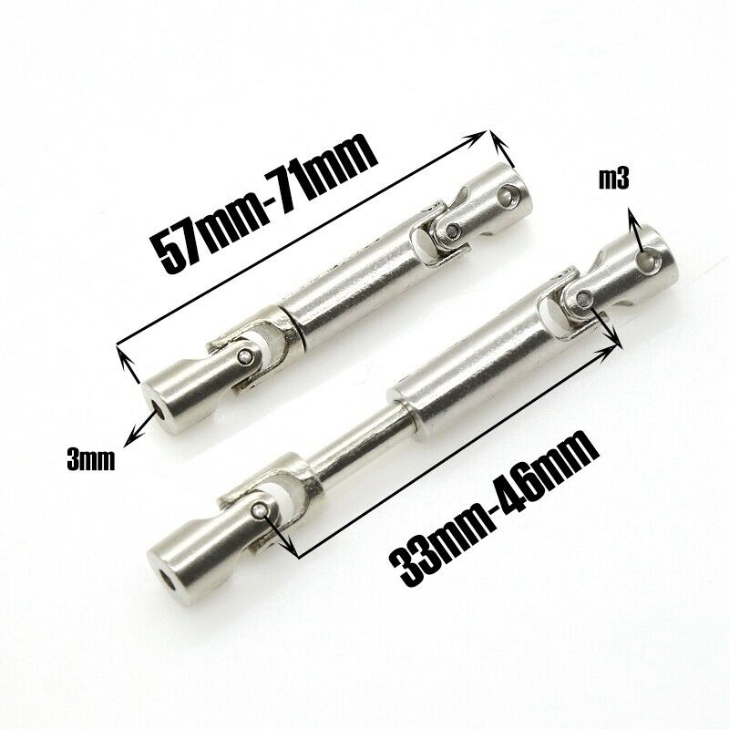 Metal CVD Drive Shaft for WPL D12 C24 C34 B14 B24 B16 B36 MN D90 MN99S HengLonO2