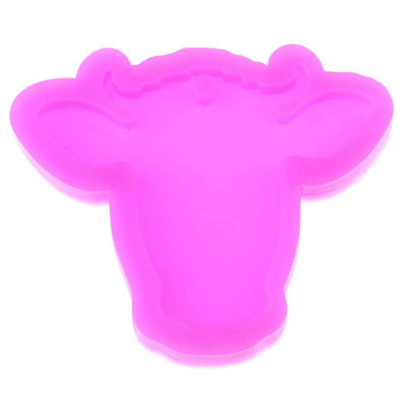 DIY Bull Head Mold Silicone Mould for Keychain Key Ring Pendant Decor Cow.l8
