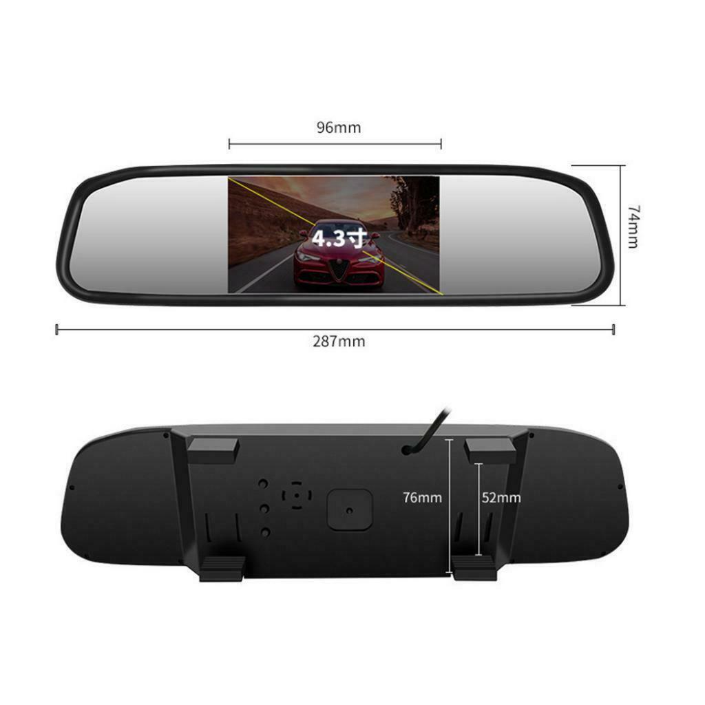 4.3Inch TFT Car LCD RearView DVD Mirror Monitor +