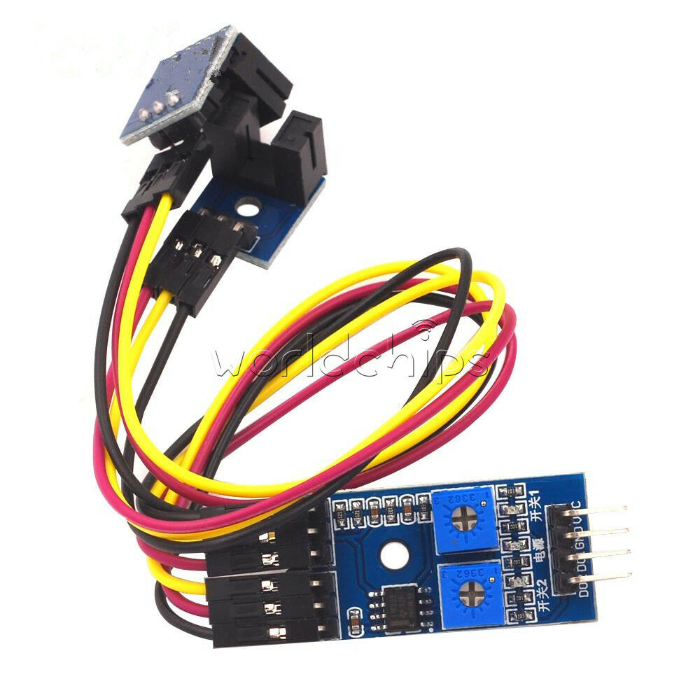 2 Way Motor Speed Detection Counting Sensor LM393 Slot Type Optocoupler Module