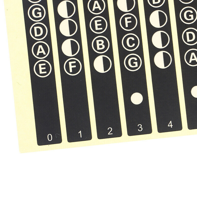 Guitar Fretboard Notes Map Labels Stickers Fingerboard for 6 String Acous.l8