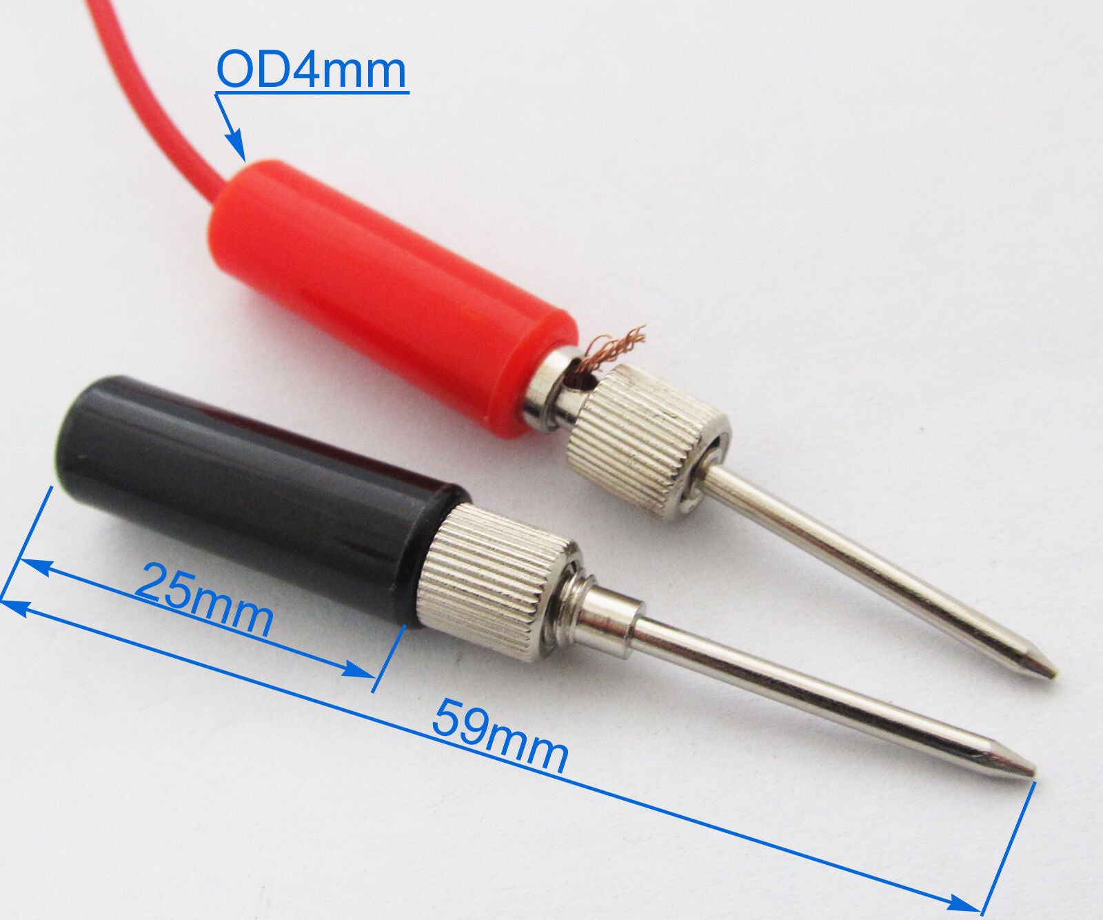 10pcs DIY Multimeter Test Probe without Cable Assemble & No Solder Short Handle