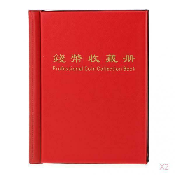 36  Pockets Storage Door Album Money Red Book