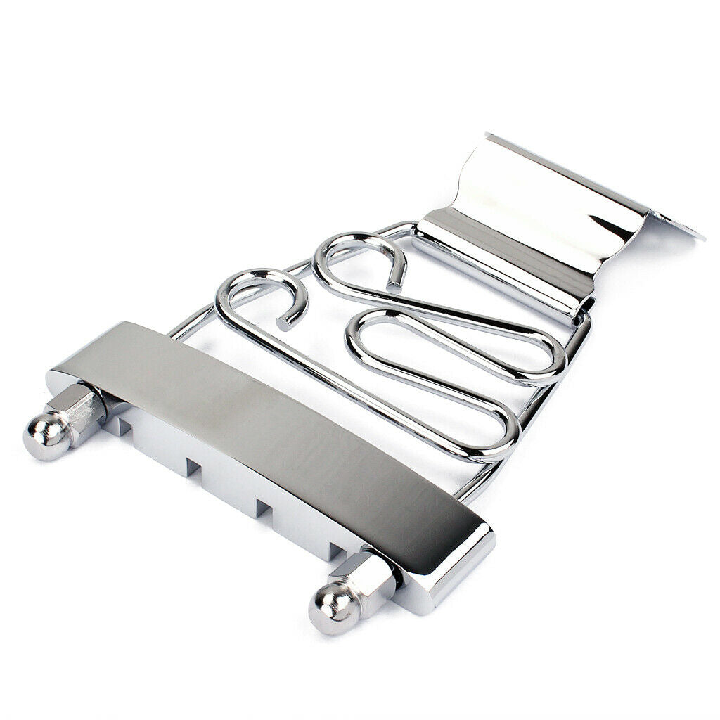 Metal Trapeze Tailpiece with 3pcs Screws for Semi Hollow Jazz Archtop Guitars