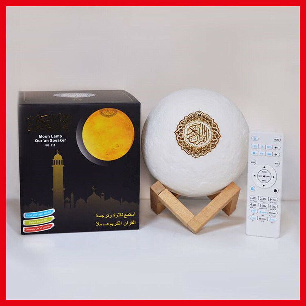 Novelty   Recite Bluetooth Speaker Colorful Moon Light Lamp with Remote