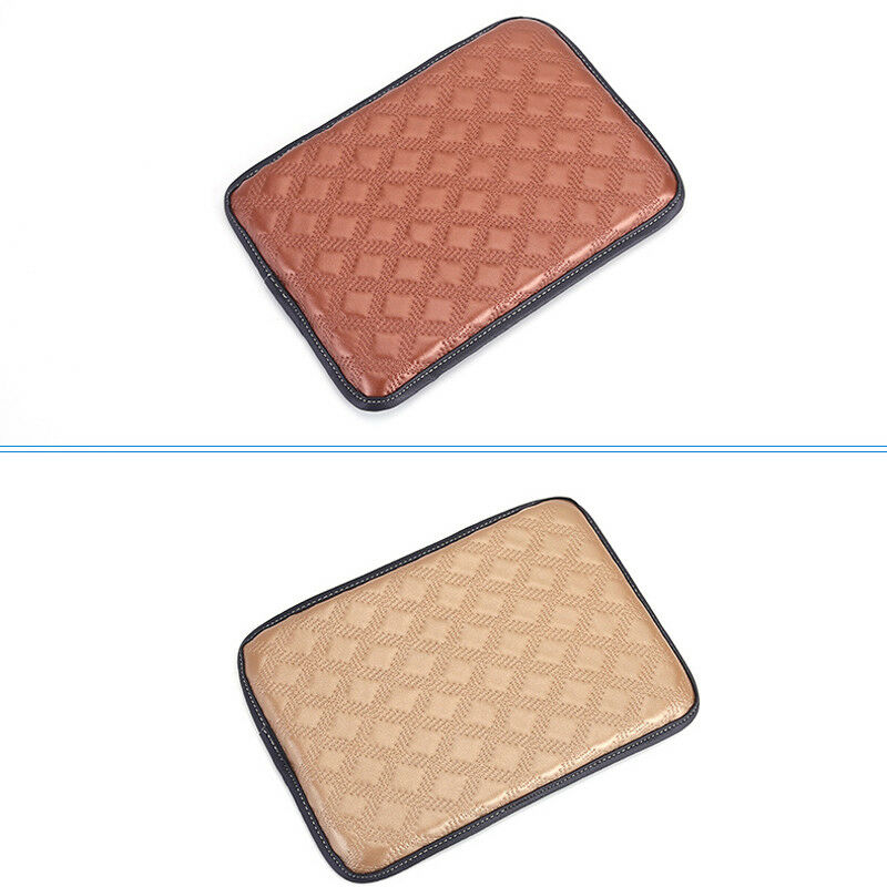 Universal Car SUV Armrest Pad Cover Auto Center Console PU Leather Cushion Handy