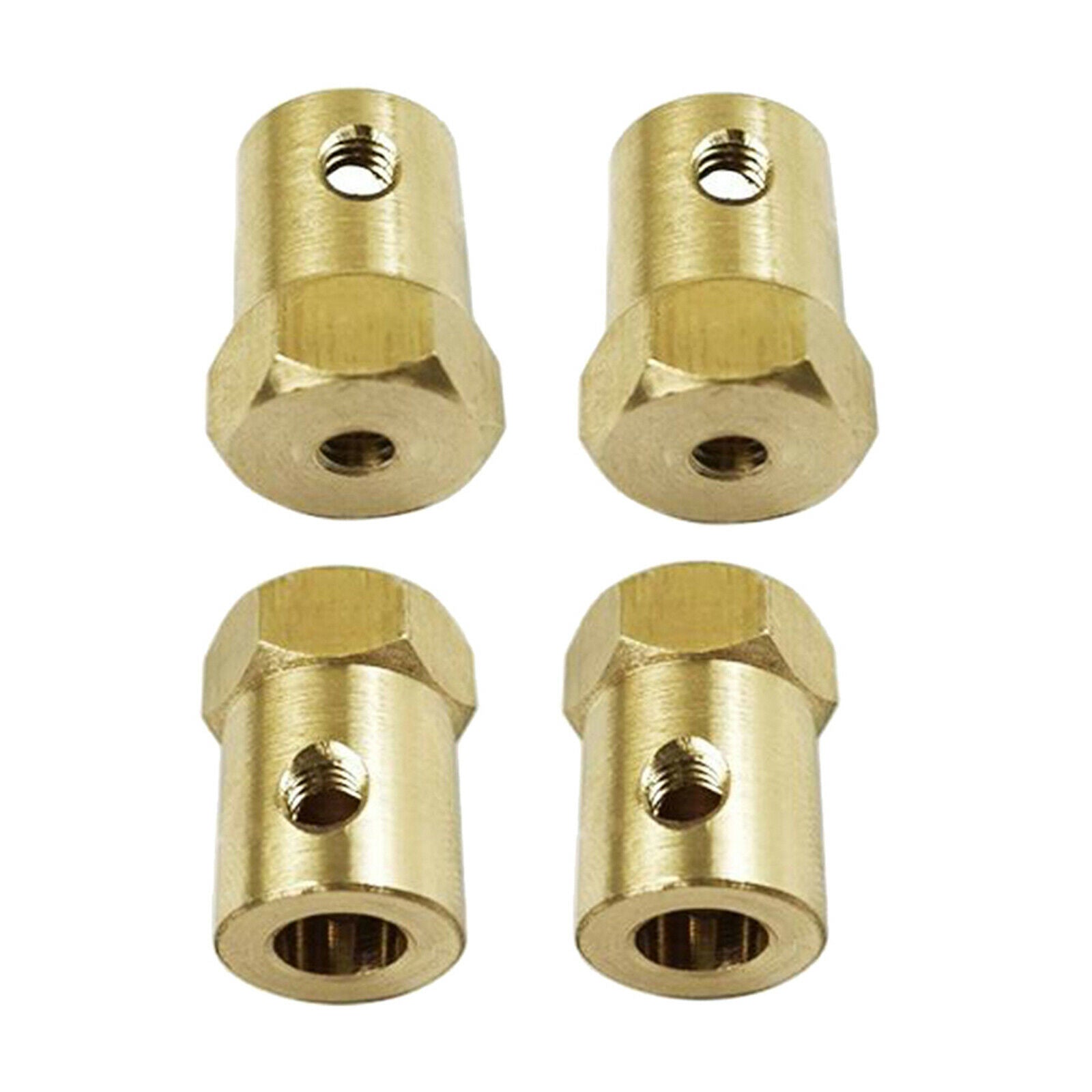 4/set Brass 5mm to 12mm Wheel Hub Drive Extension Adapter Combiners for WPL D12