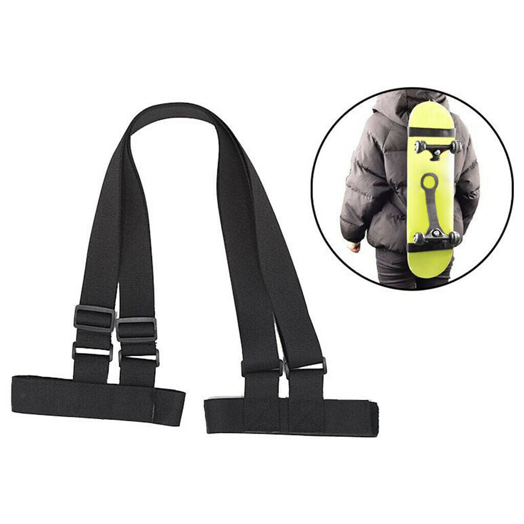 Pro Skateboard Shoulder Carrier Longboard Strap Deck Holder Adjustable Belts