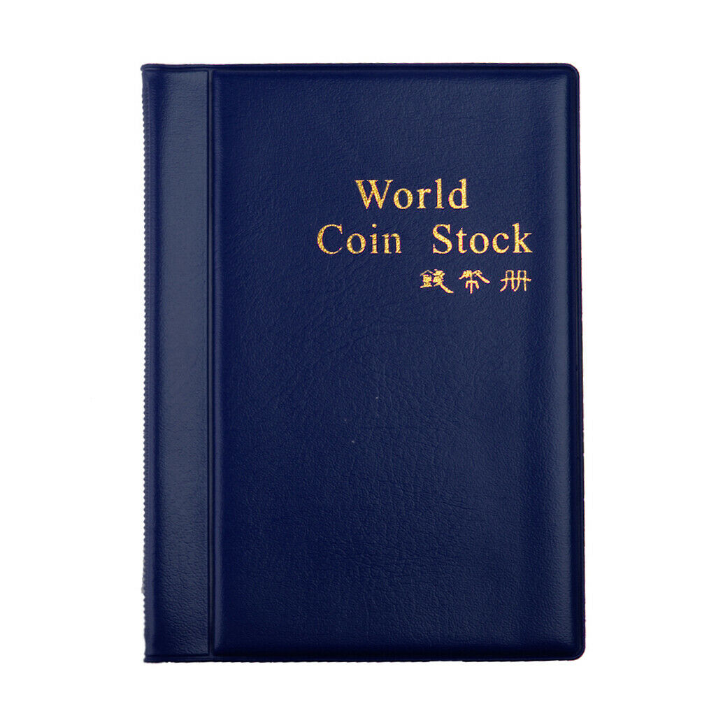 Penny Money Pocket Storage Coin Album Book 120 Holders Collection Coins Holder