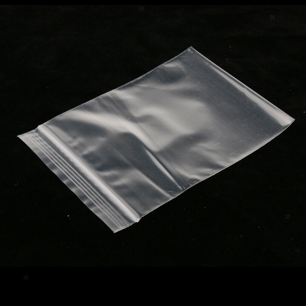 500 Pieces Clear Grip Seal  Bag Self Seal Resealable Bags 8Ã—12cm