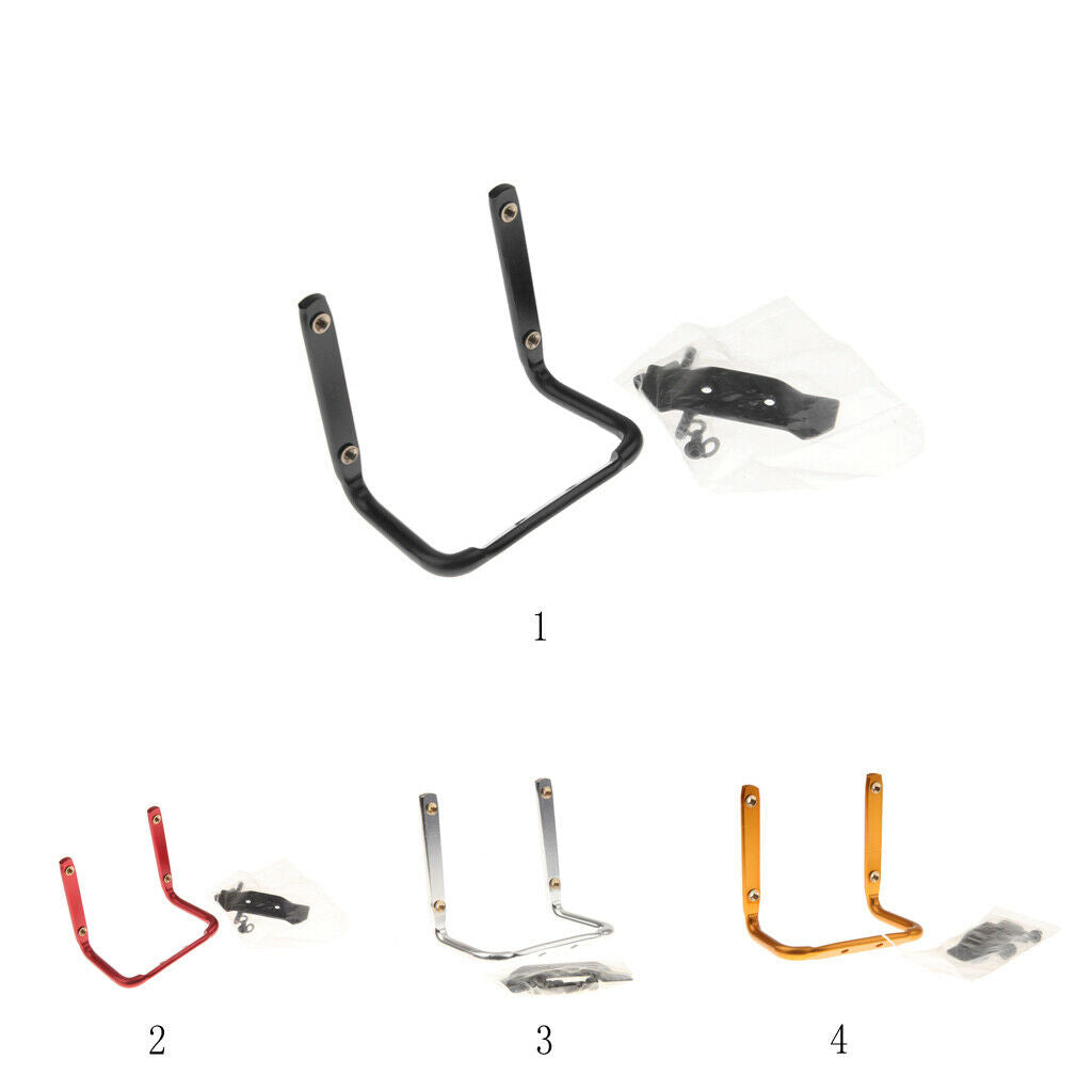 Double Rack Water Bottle Cage Holder Bicycle Back Seat Frame Hanger Black