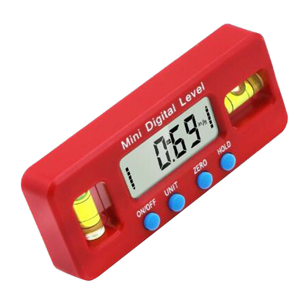 Spirit Level Pocket Mini Precision Scale Magnet Clip