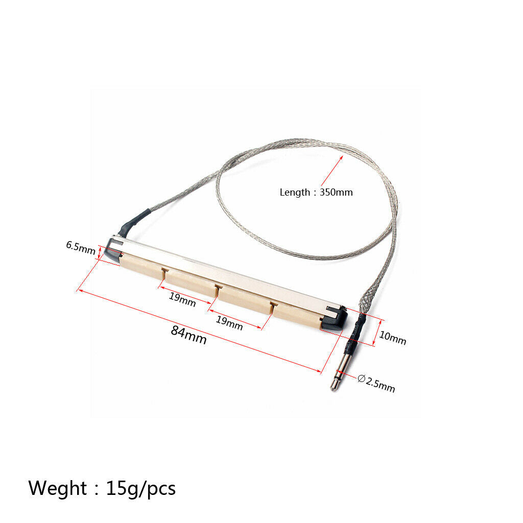 Transducer Piezo Pickup Under Saddle Pickup Musical Part for Acoustic Guitar
