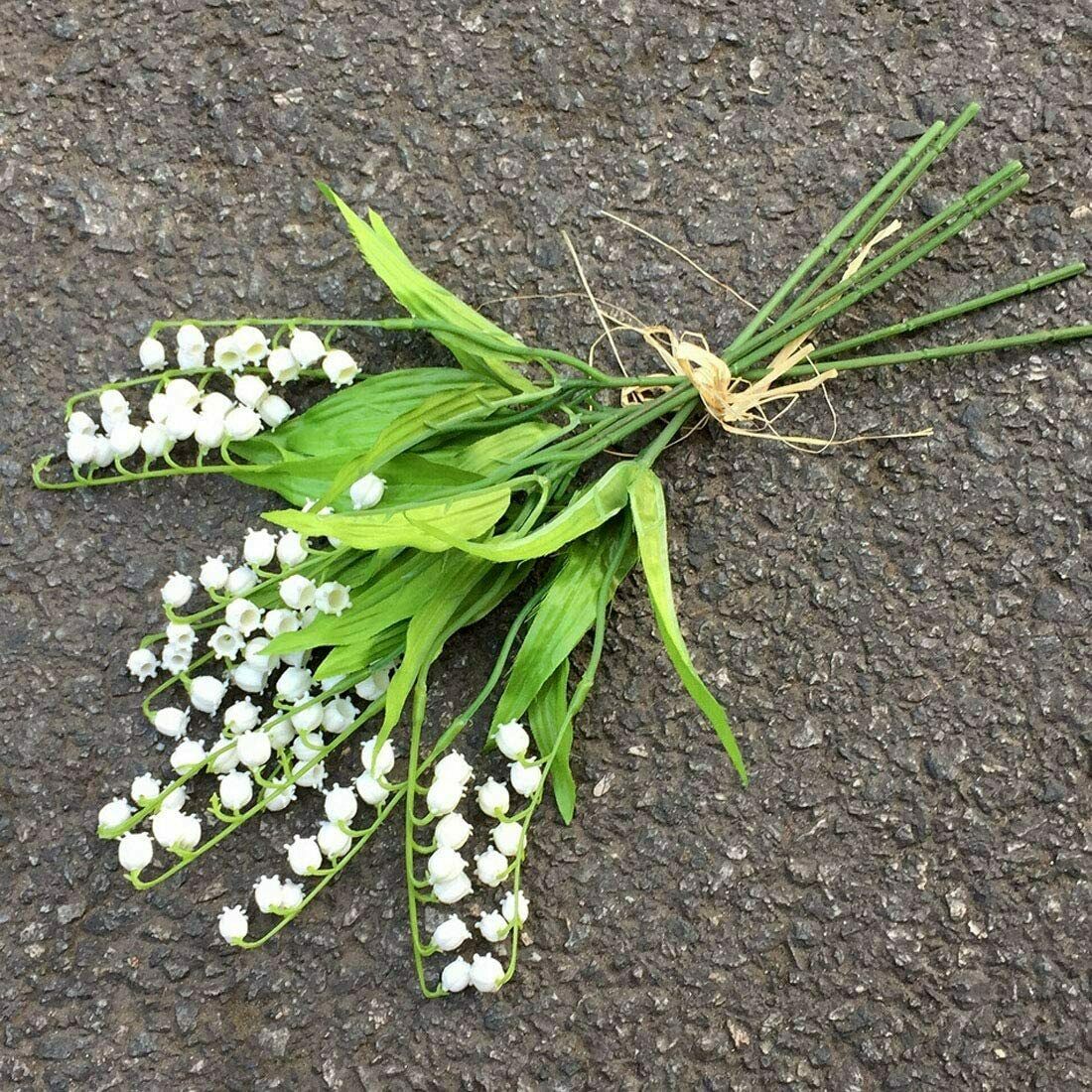 10 Pcs Lily of The Valley Artificial Flowers Wind Chime Orchid Wedding Flowers