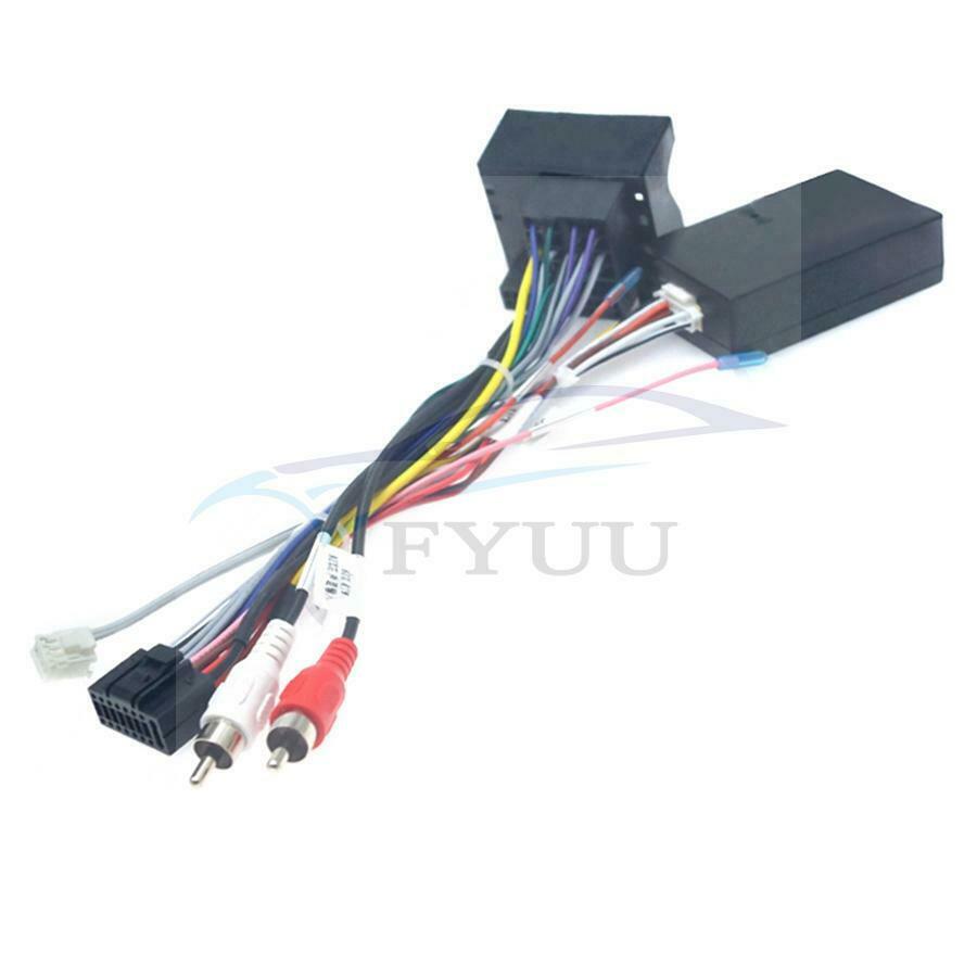 Car Stereo Audio 16PIN Android Power Cable Adapter + Canbus For BMW X1 E90 Power