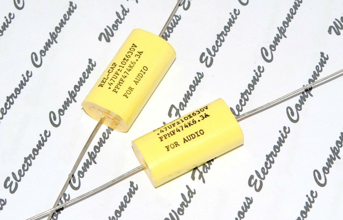 1pcs - REL-CAP PPMF 0.47uF (0.47µF 470nF) 630V 10%  Capacitor PPMF474K6.3A