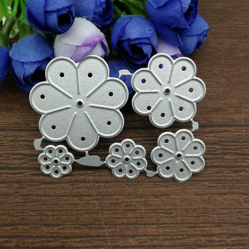 Flower Petals Metal Cutting Dies Stencil Scrapbooking DIY Album Stamp Paper Card
