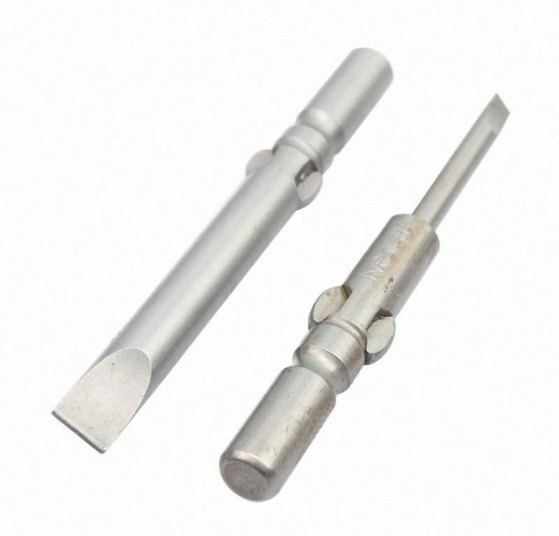 6pcs FLATHEAD / SLOTTED SCREWDRIVER SET HEAD TOOL Ø2-6MM - 6MM SHANK DIA [M1]