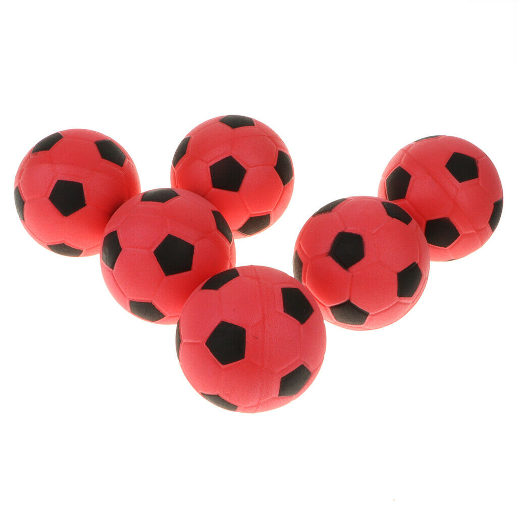 18 Pieces 6.3cm Foam Bounce Soccer Balls Kids Party Favors Fitness Game Toys