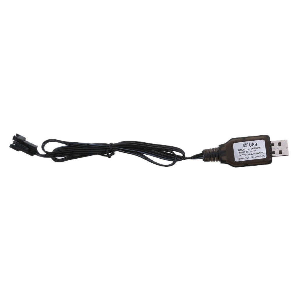 6.4V USB To  3-Pin Li-po Batteries Charge Cable For RC Drone Car Toys