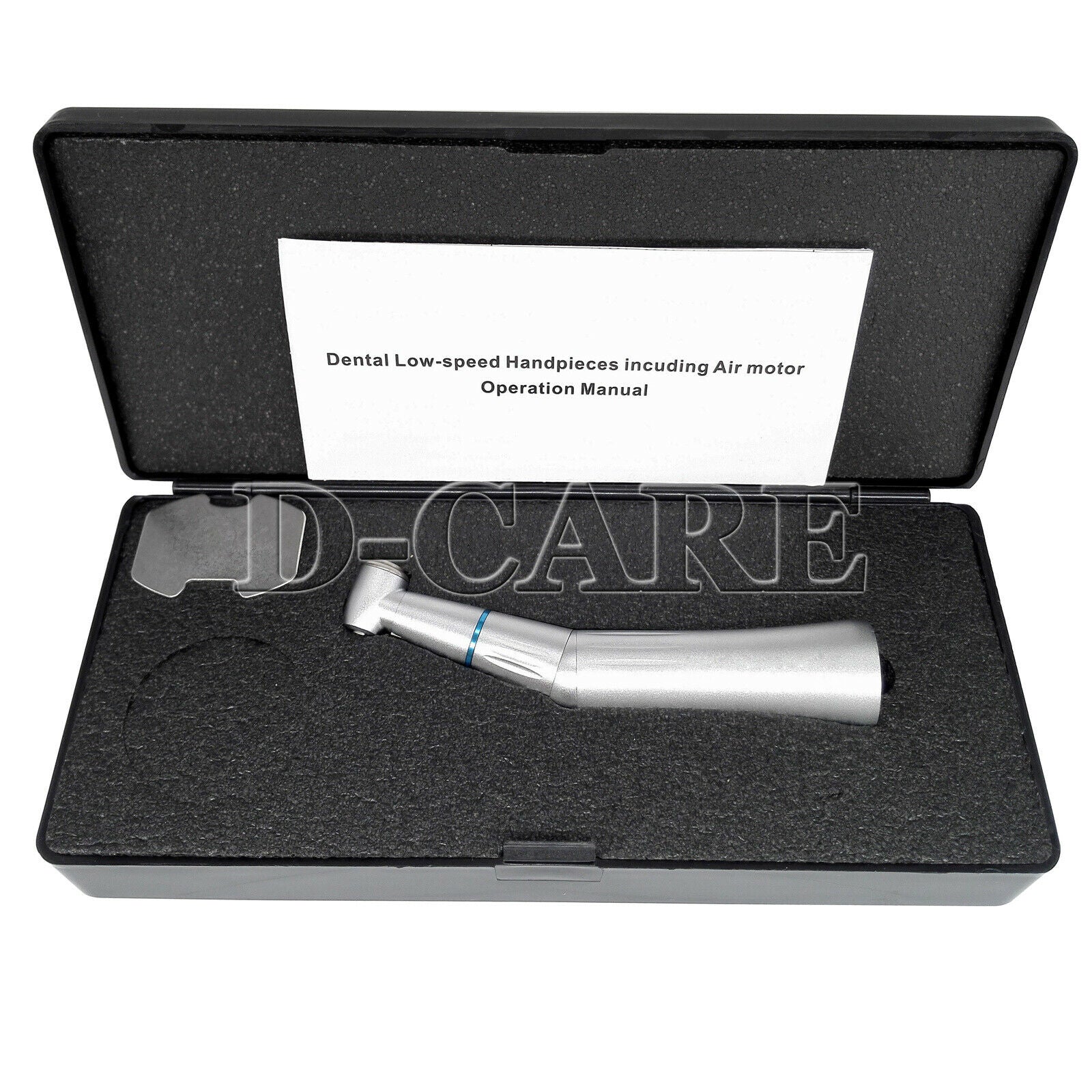 Dental Low Speed Push Button Handpiece Contra Angle Fit 2.35mm Burs DC