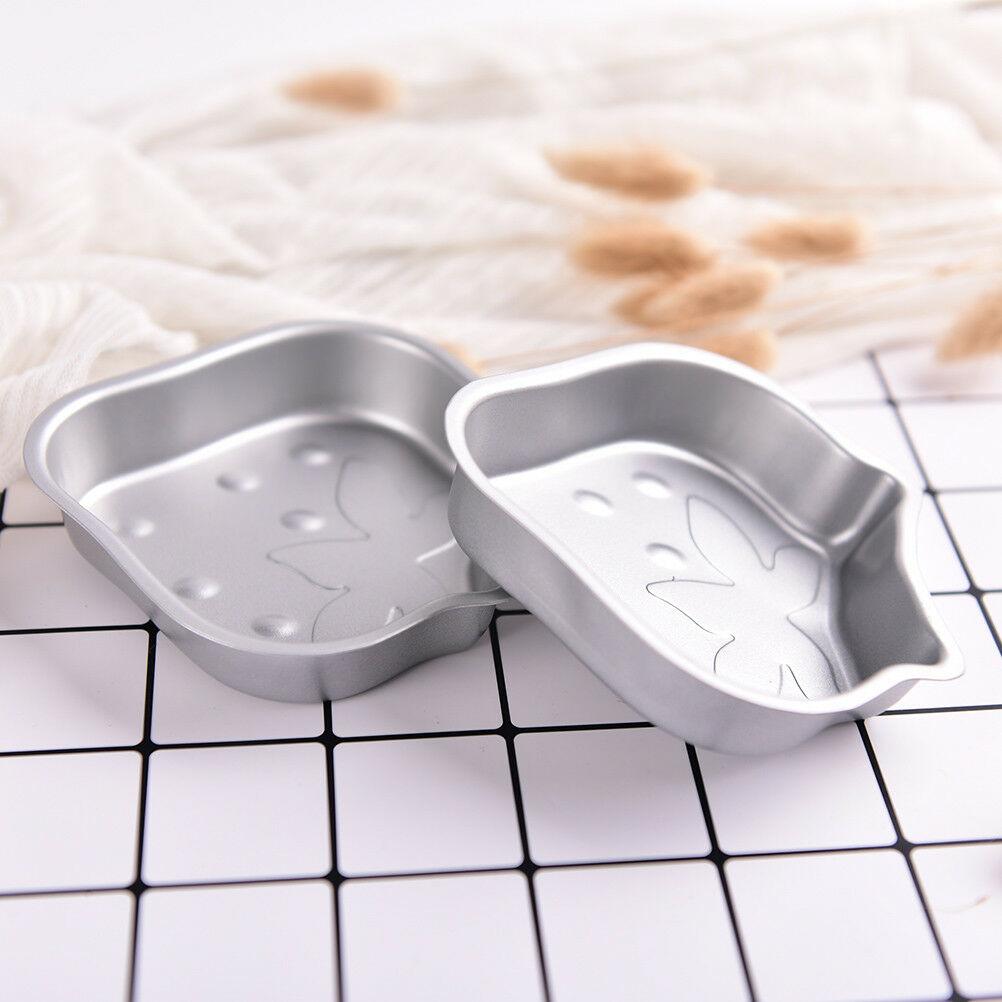 2Pcs Crafting Metal Bath Bomb Mold Cake Fizzy Strawberry Shape DIY MetaJC.l8
