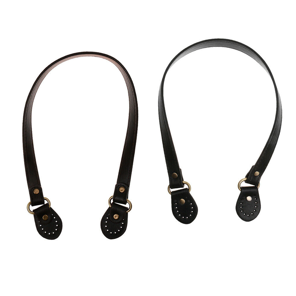 Lots 2 DIY Leather Shoulder Bag Strap Holes Handbag Purse Handle Band Belt