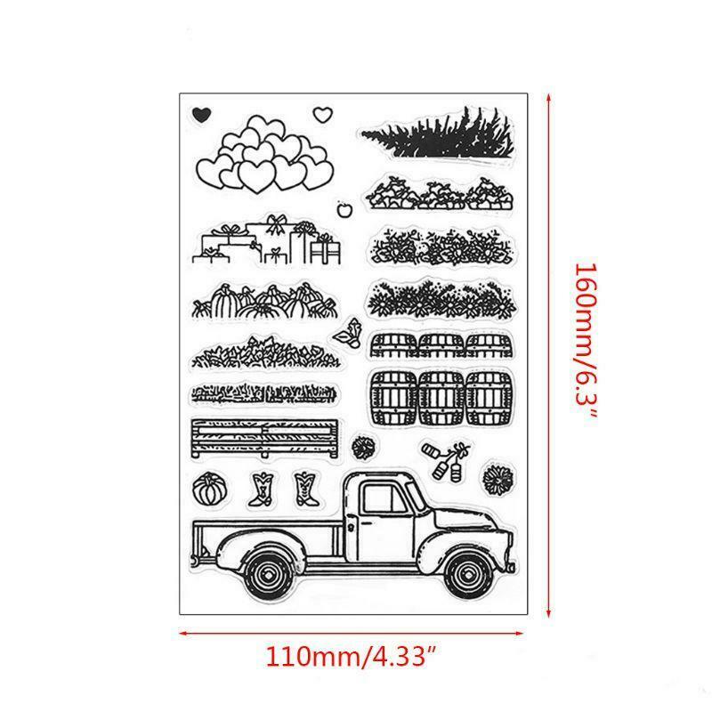 Farm Harvest Goods Metal Cutting Dies And Clear Stamp Set For DIY Scrapbooking