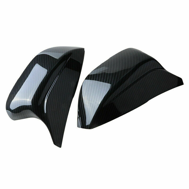 For Infiniti Q50 Q60 Q70 QX30 Q50S Carbon Fiber Mirror Cover Caps M3 Style 14-21