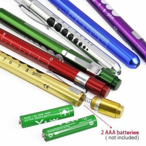 Cool First Aid LED Flashlight Pen Torch Doctor Nurse Emergency Penlight