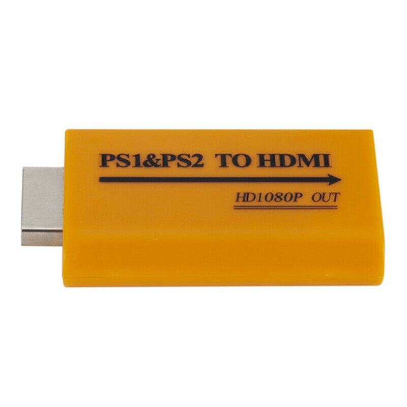 1080P HD PS1/PS2 To HDMI Audio Video Converter Adapter For HDTV Projector.DD