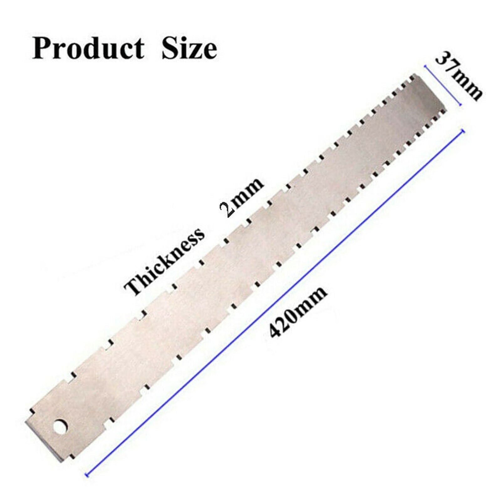 Guitar Neck Notched Straight Edge&Fret Ruler Rocker Luthier Tool