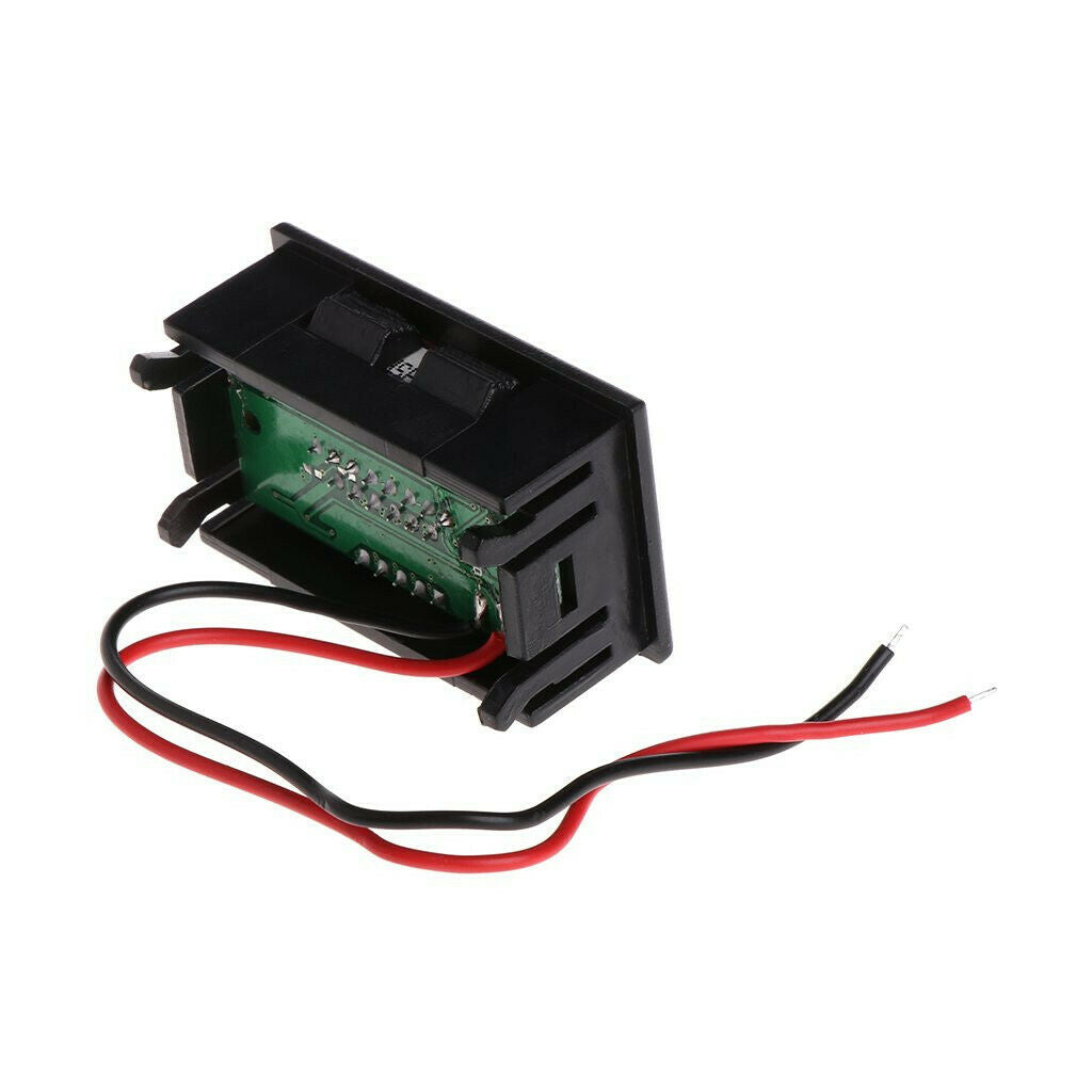 DC 7-100V Red LED Voltage Voltmeter Tester For 12V Cars lithium batteries