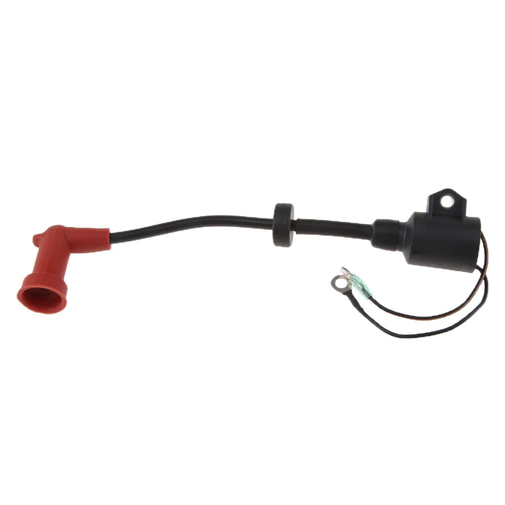 2x Outboard Ignition Coil Fit Yamaha 9.9HP, 15HP (2 Stroke) Engines 1996 - 2006