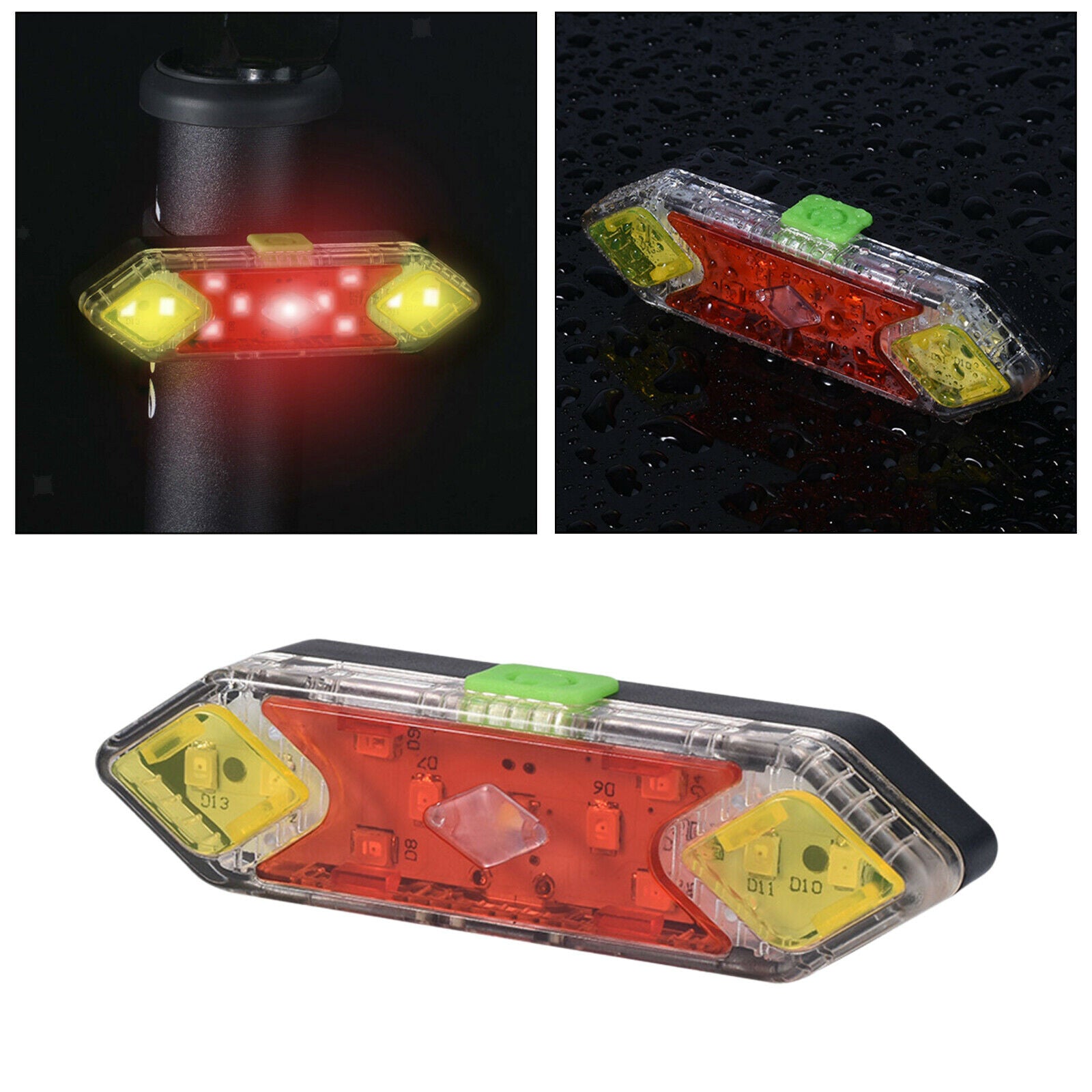 600 Lumen Bike Rear Light Back Taillight Night Cycling Bicycle Accessories