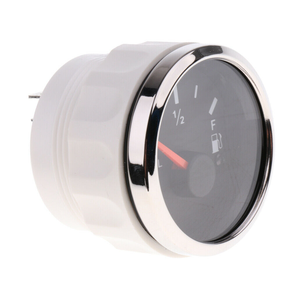 Car 2" 52mm Fuel Level Gauge Meter E-1/2-F Pointer New