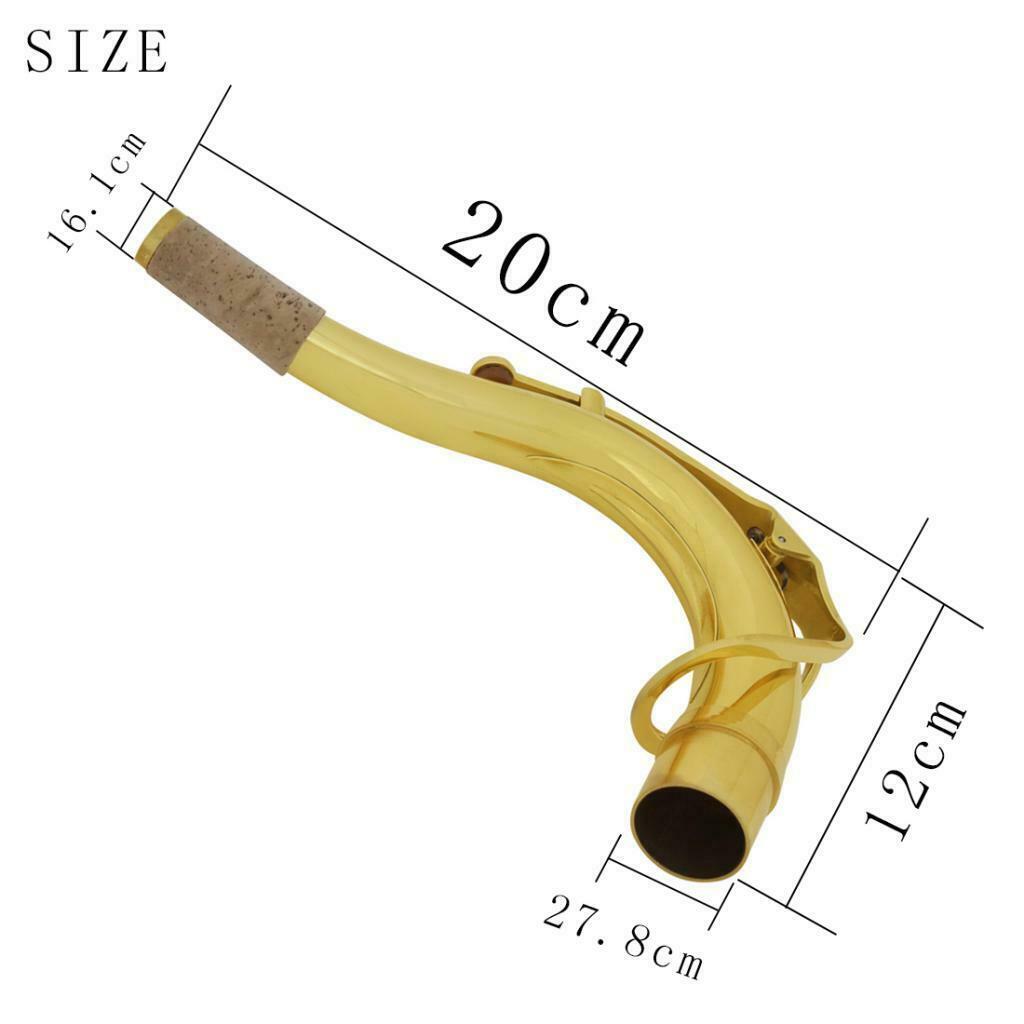 Finest Brass Saxophone Bend Neck Stage Accessory Sax Replacement Parts