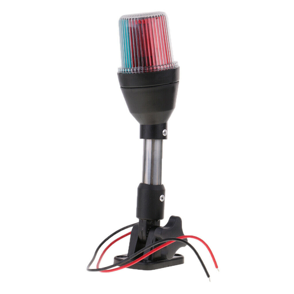 12V STAINLESS STEEL LED ANCHOR STERN FOLD NAVIGATION BOAT MARINE LIGHT