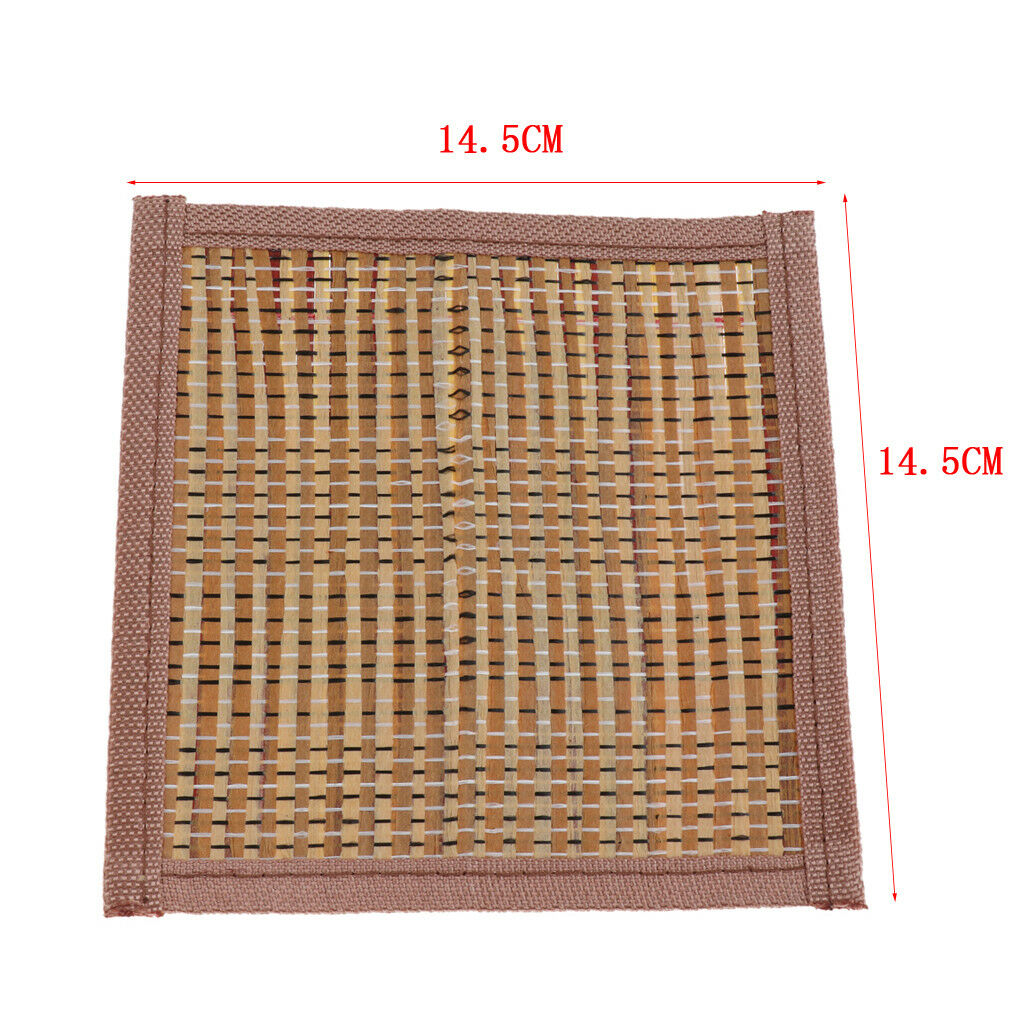 2Pack Chinchilla Hamster Cooling Mat Pad Bamboo Summer Small Animal Cold Bed
